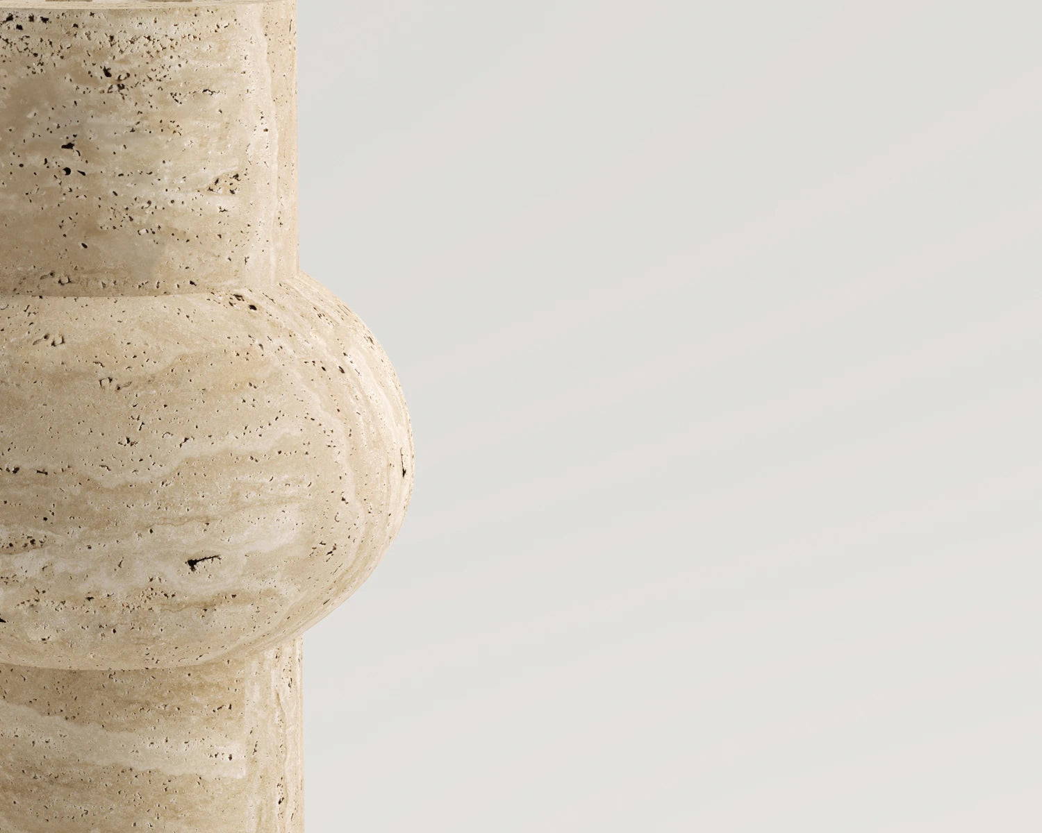 Filomena-Traverten Vazo