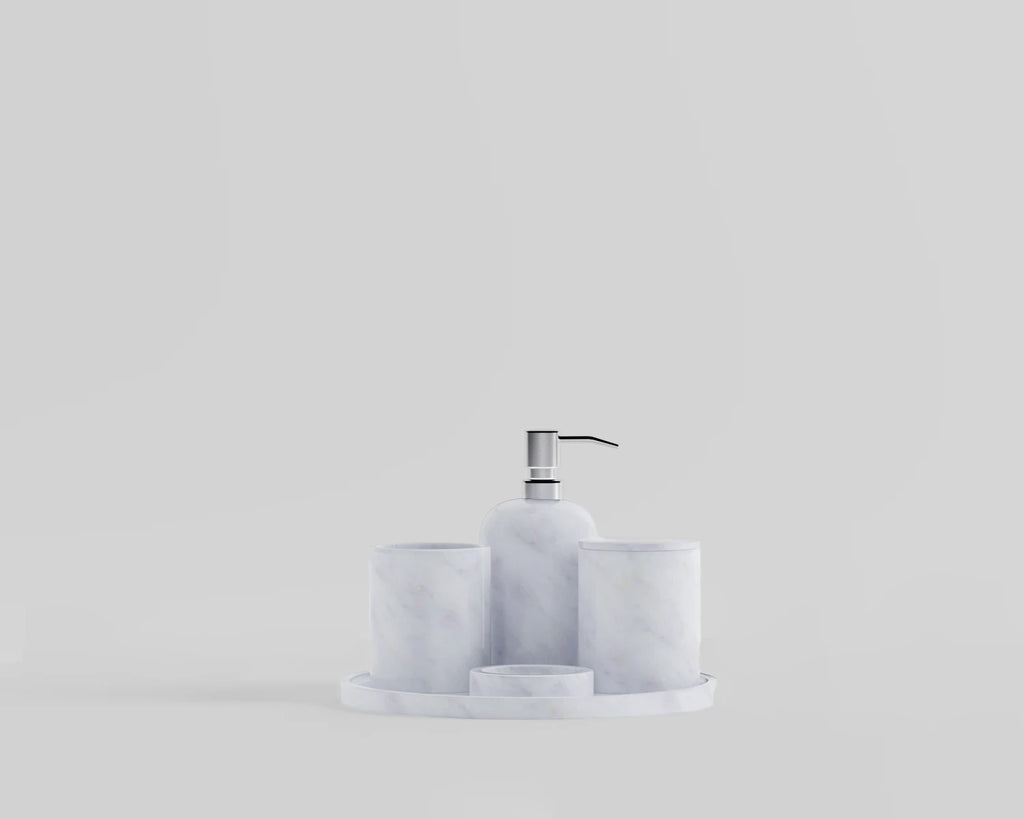 Mondovi - Mermer Banyo Seti
